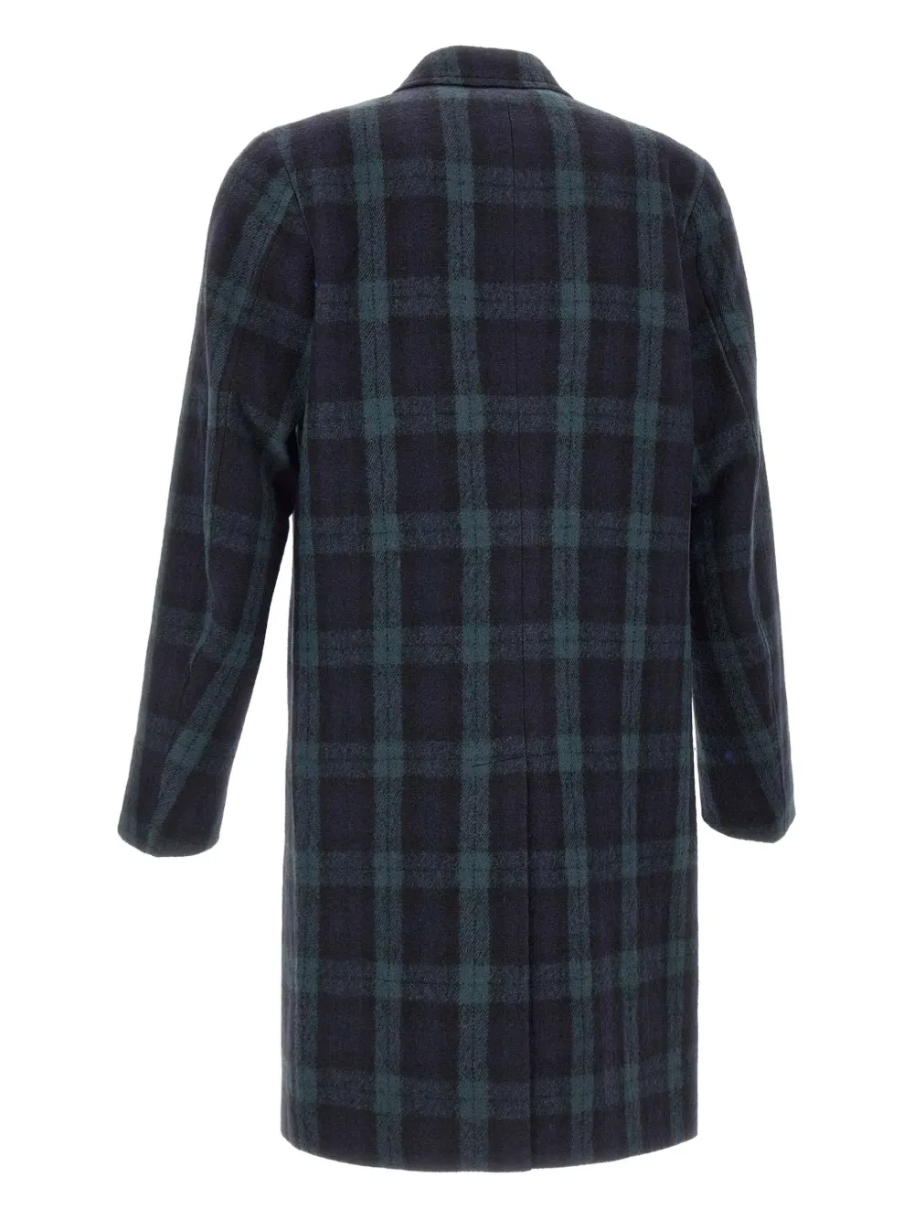 Paul Smith Geruite jas met knopen Blauw