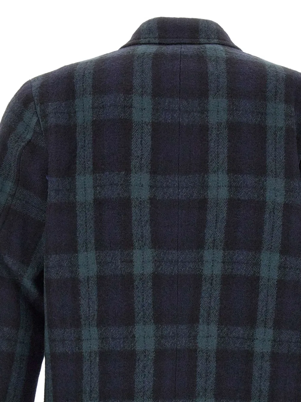 Paul Smith Geruite jas met knopen Blauw