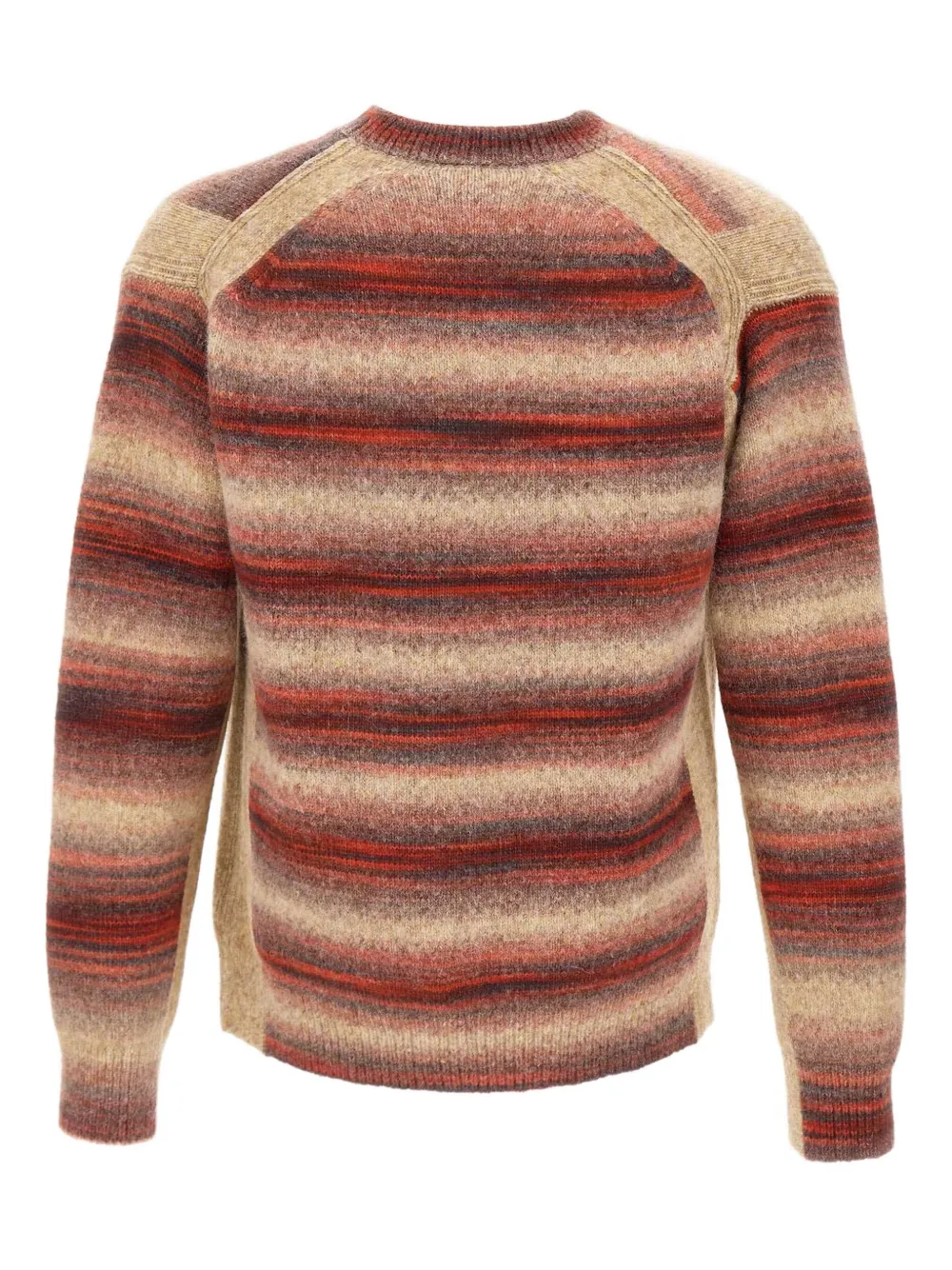 Paul Smith striped panelled sweater - Beige