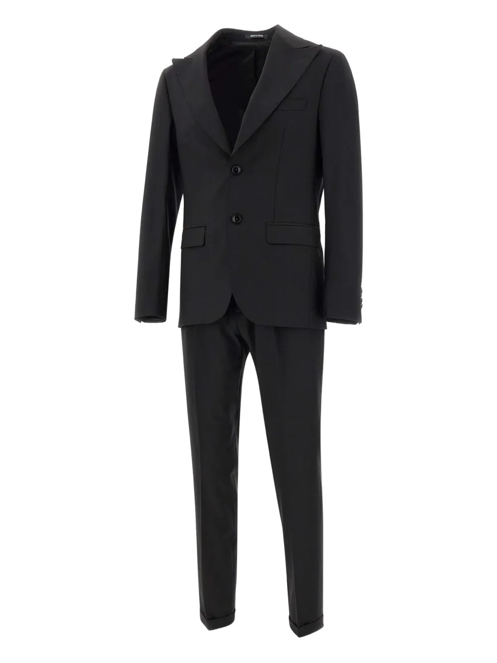 Marchesani peak-lapels single-breasted suit | Black | Image 1