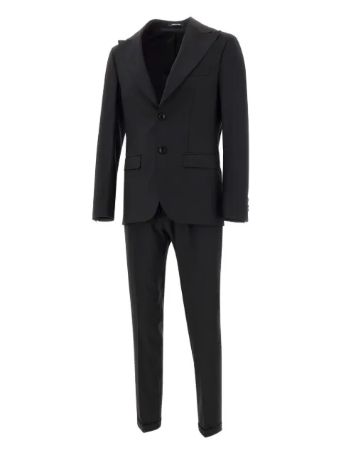 Marchesani peak-lapels single-breasted suit