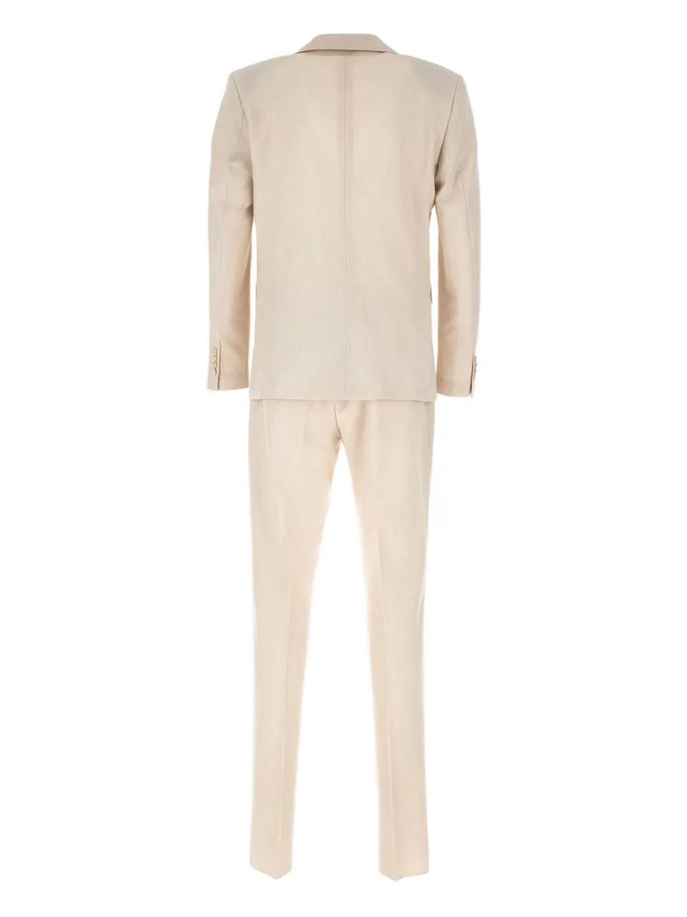  Marchesani King Buttoned Peak-lapels Single-breasted Suit - Neutrals 