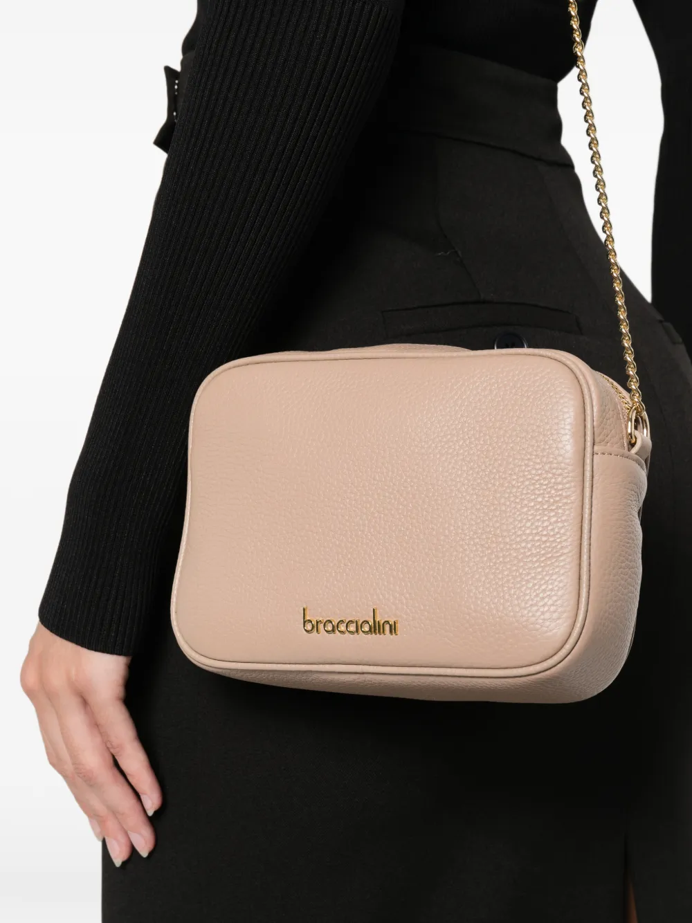 Braccialini Chain-strap Cross Body Bag In Neutral