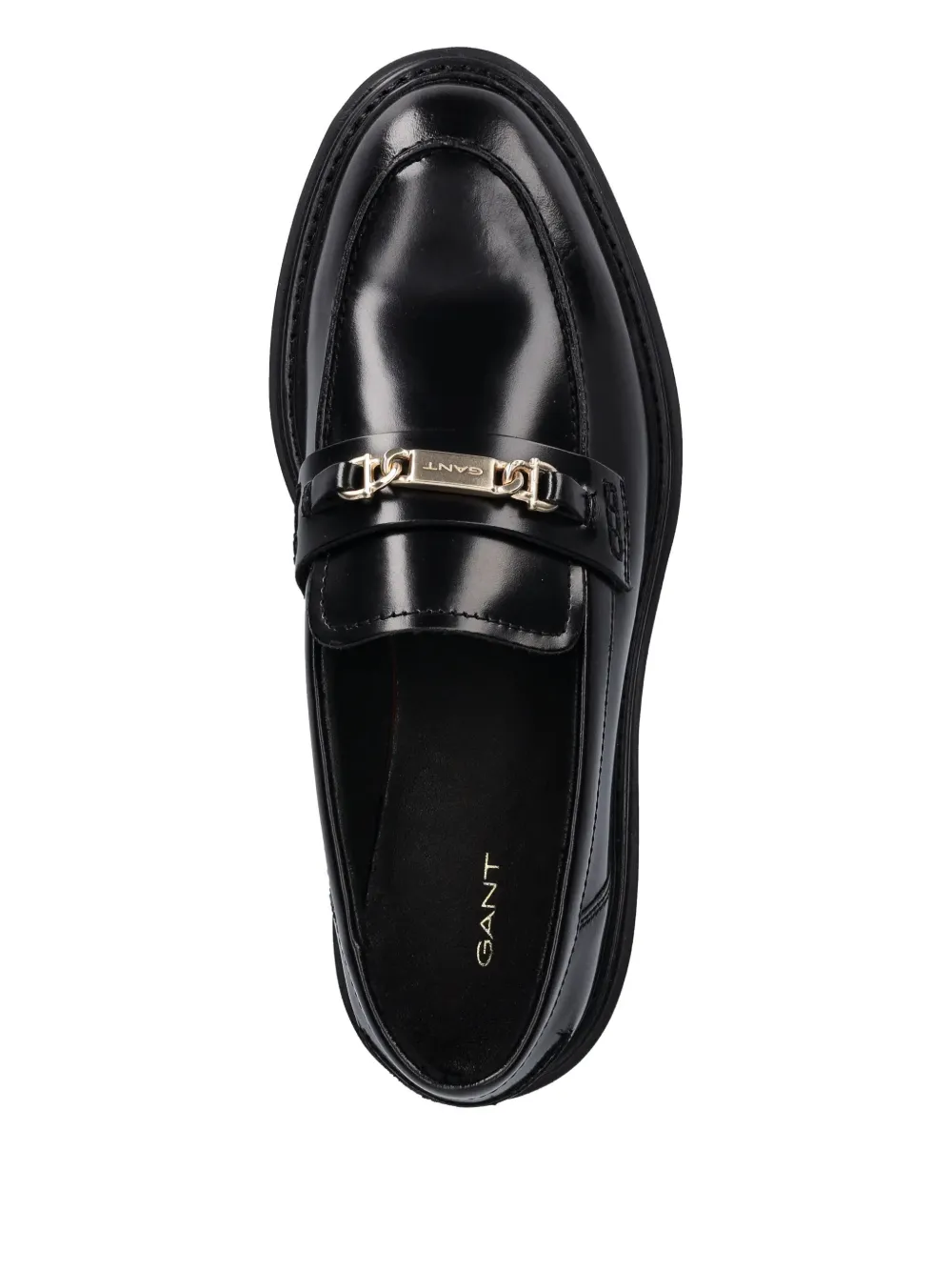 Gant Ivyhill Chain Lug-sole Loafers In Animal Print