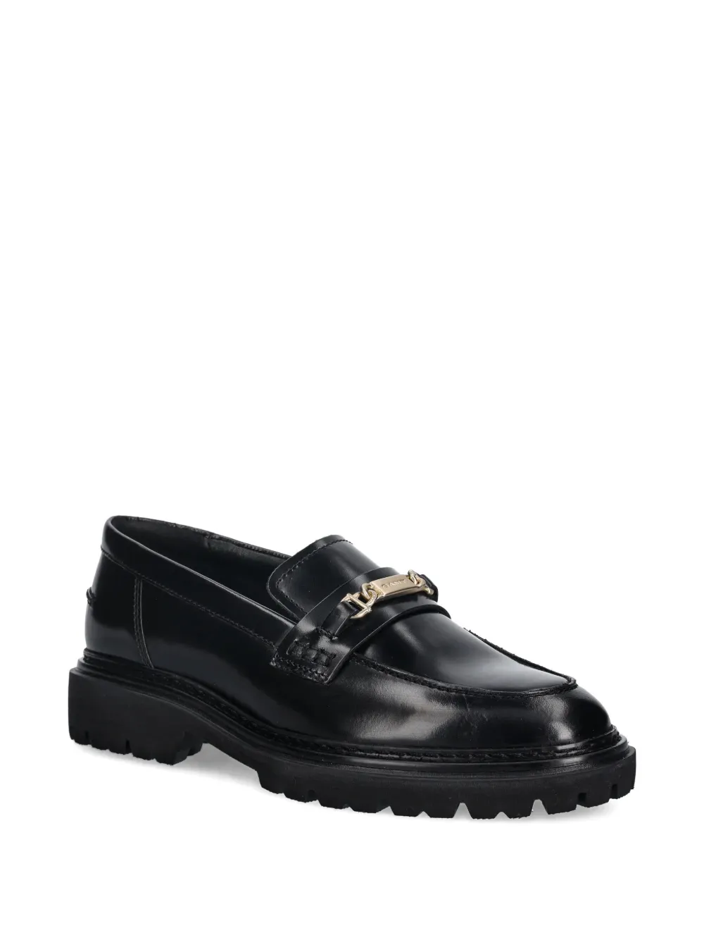 Gant Ivyhill Chain Lug-sole Loafers In Animal Print