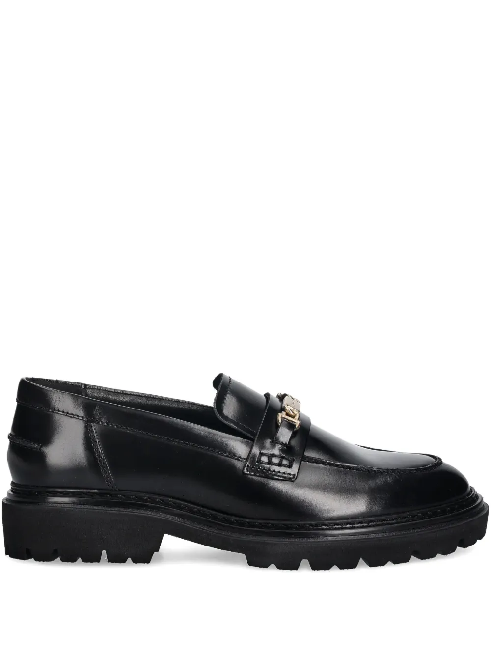Gant Ivyhill Chain Lug-sole Loafers In Animal Print