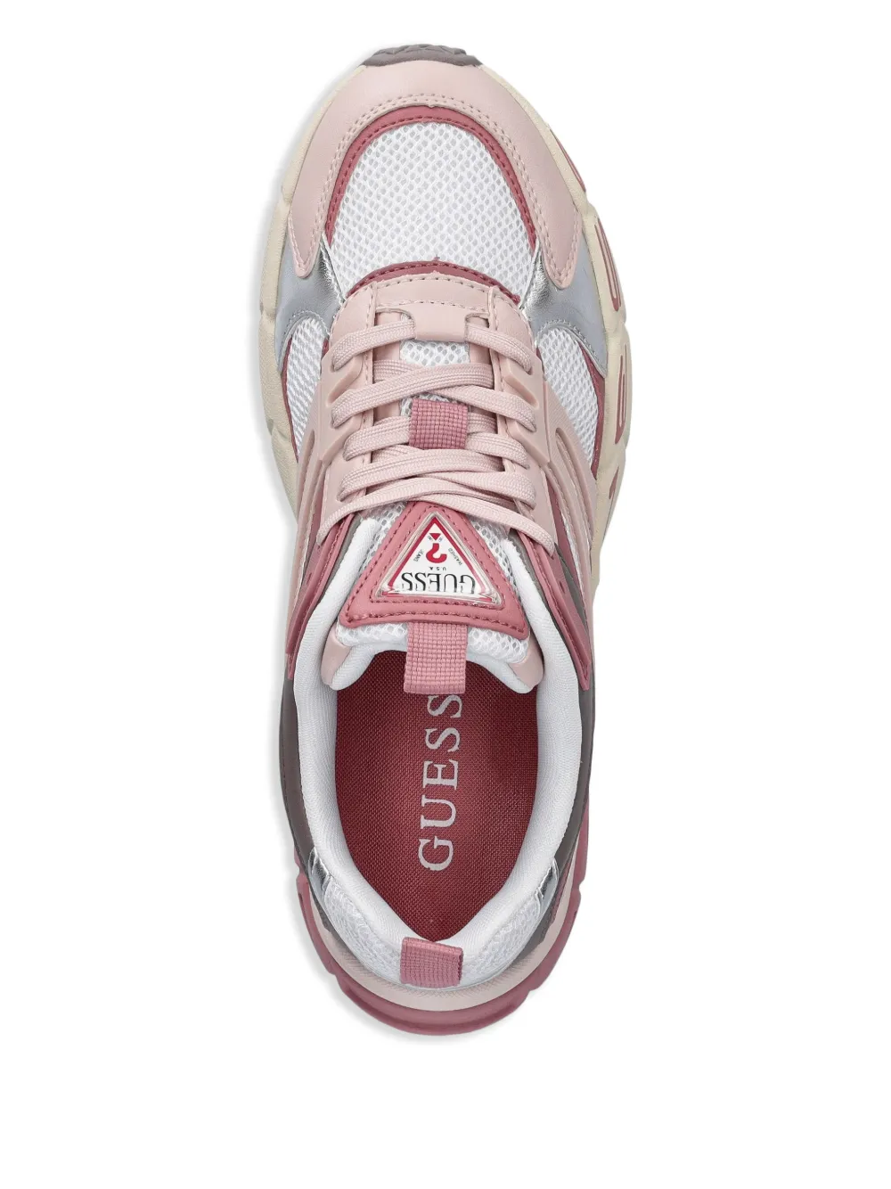 GUESS USA Sneakers met logo Roze