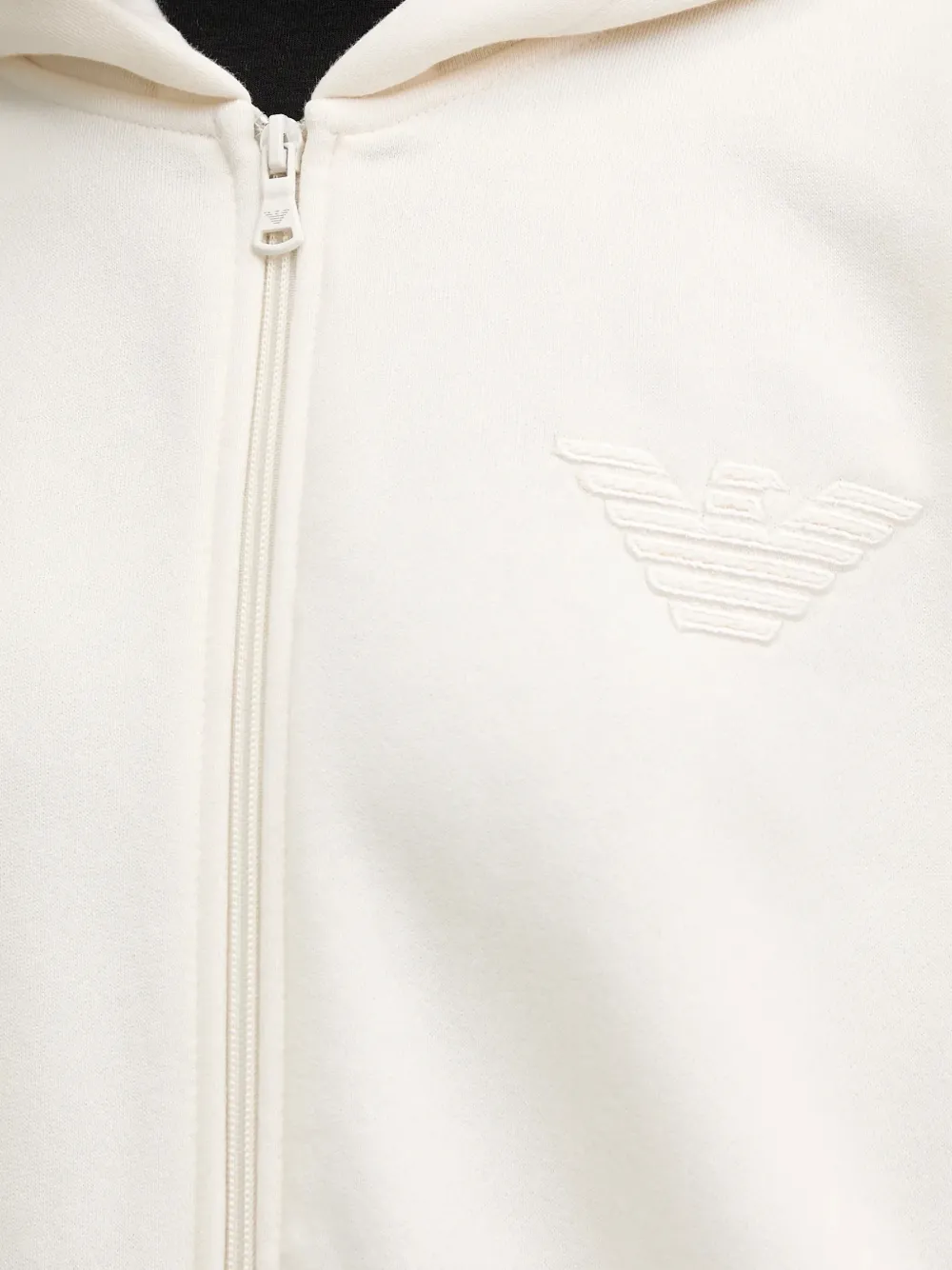 Emporio Armani Hoodie met rits Wit