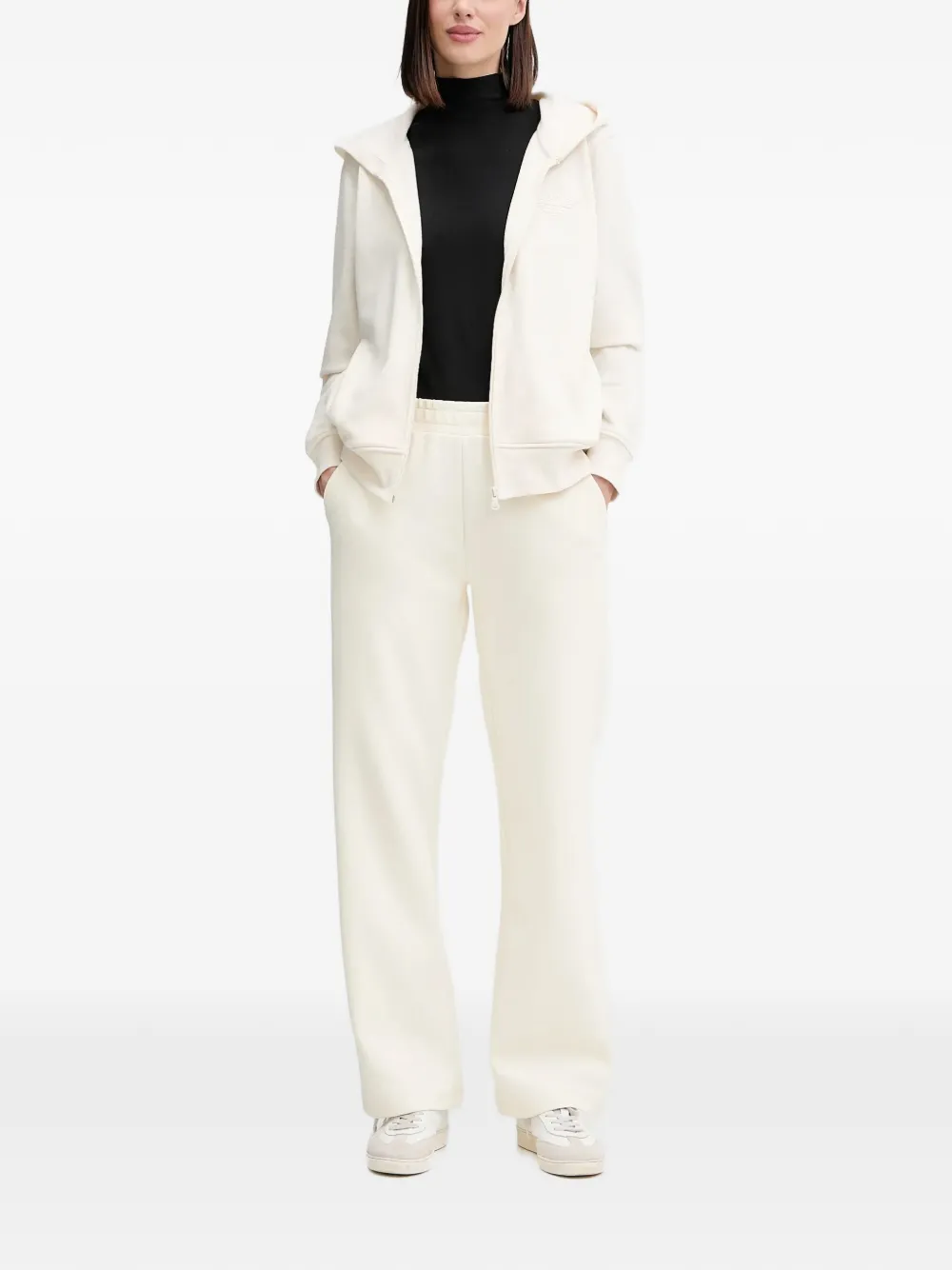 Emporio Armani Hoodie met rits Wit