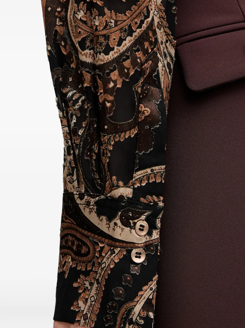 Clarisse Paisley-Pattern Buttoned Shirt