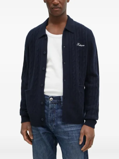 FROM FUTURE cable-knit cashmere cardigan