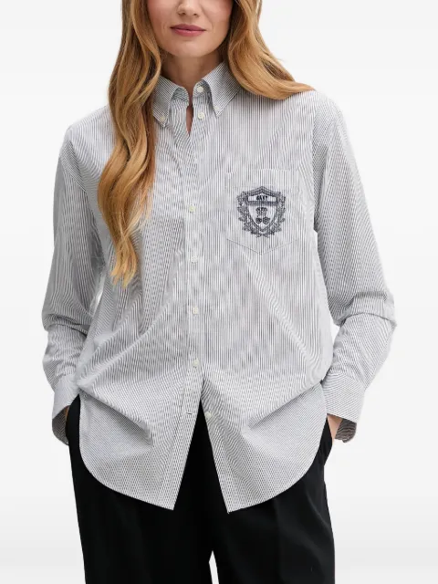 Gant striped embroidered shirt