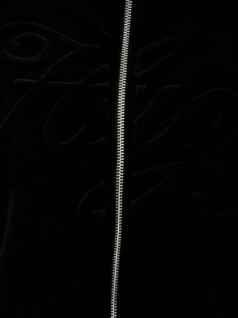 Hugo Boss Zip-up Long-sleeve Sweatshirt In Black