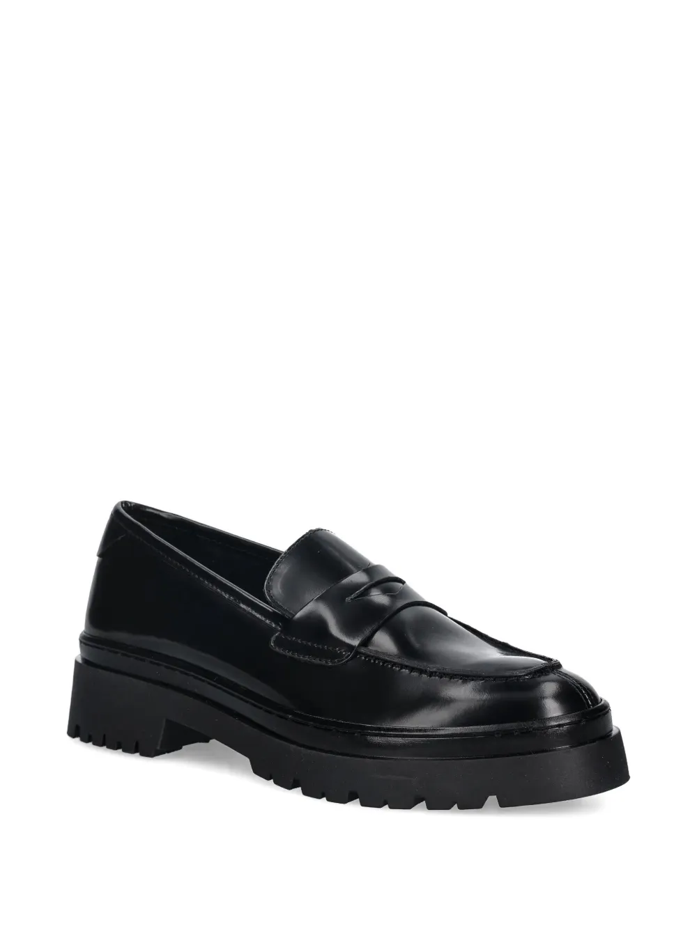 Gant Aligrey Lug-sole Penny Loafers In Black