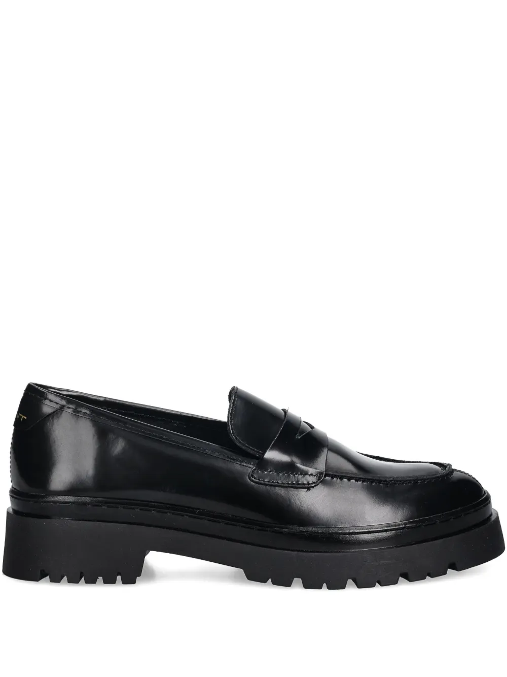 Gant Aligrey Lug-sole Penny Loafers In Black