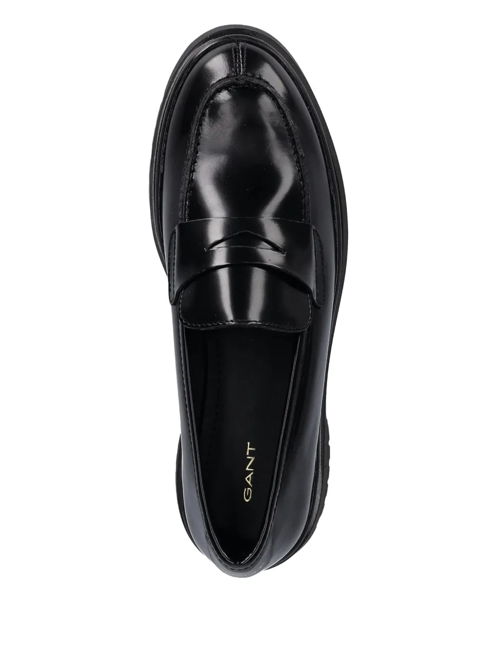 Gant Aligrey Lug-sole Penny Loafers In Black