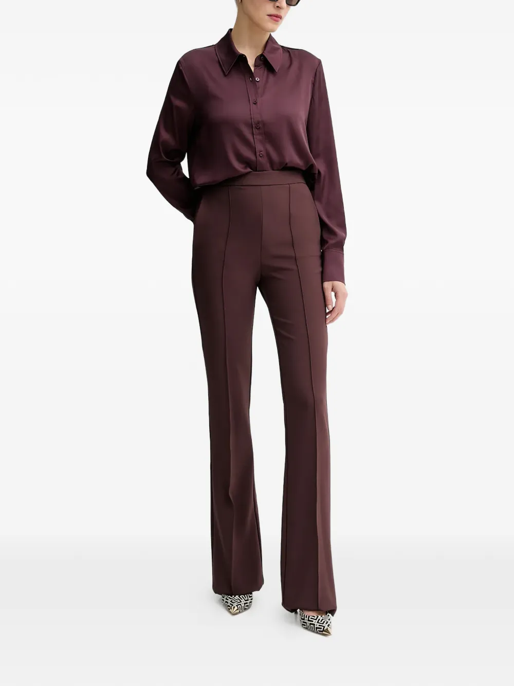 GUESS USA Overhemd met kraag en knopen - Paars