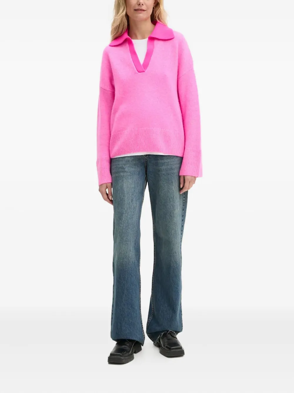 FROM FUTURE Kaschmirpullover mit V-Ausschnitt | Pullover | Image 2