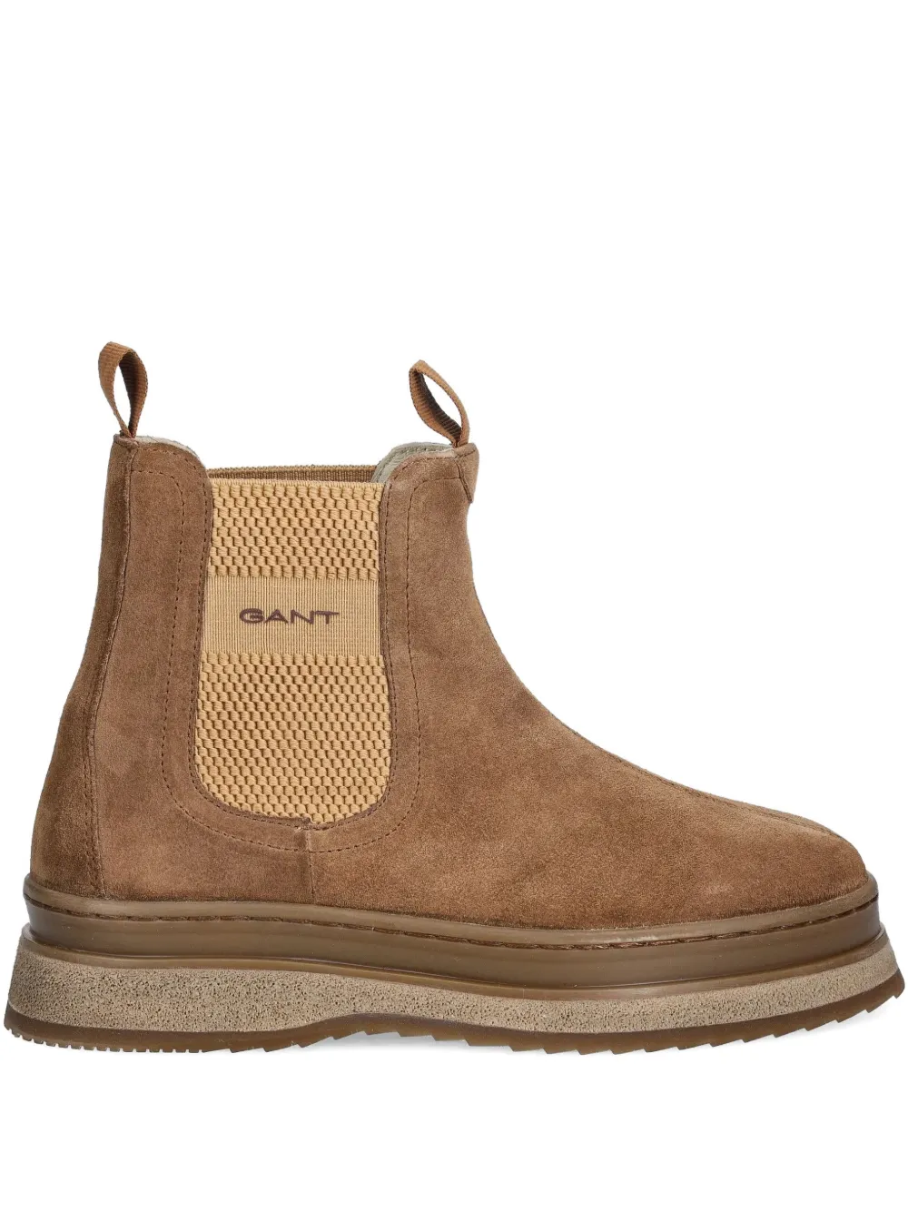 Gant Sistown pull-tab panelled boots | Brown | Image 1