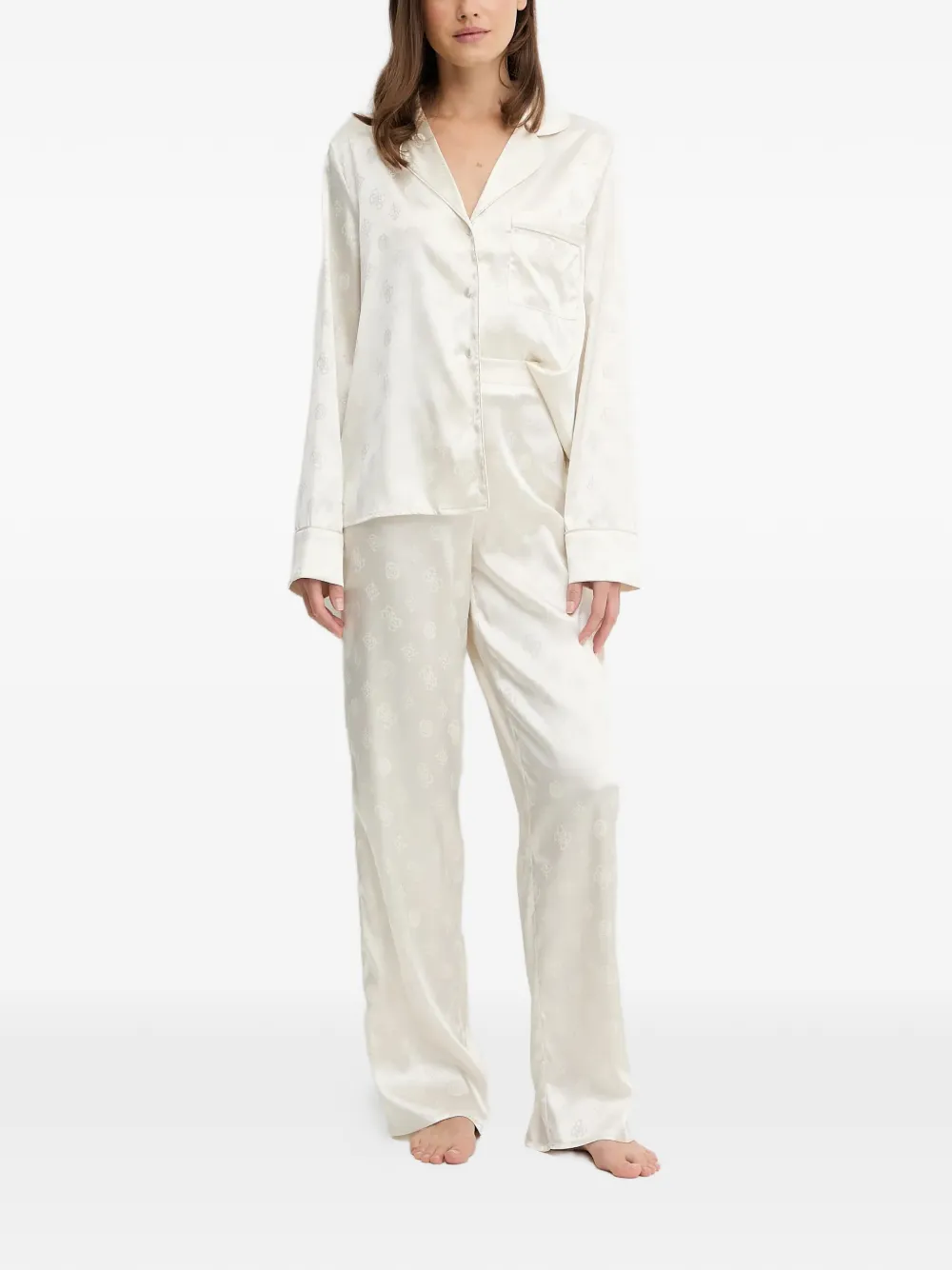 GUESS USA Sylvie button-up pocket pajamas | Pyjama Sets | Image 2