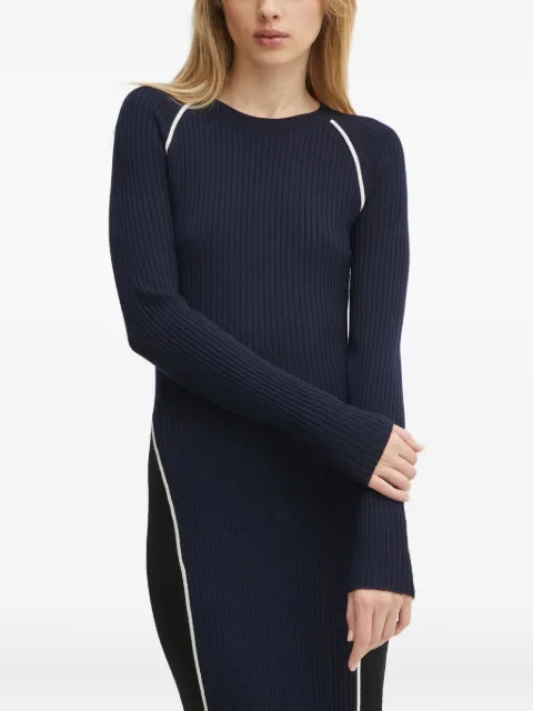 FROM FUTURE ribbed midi dress