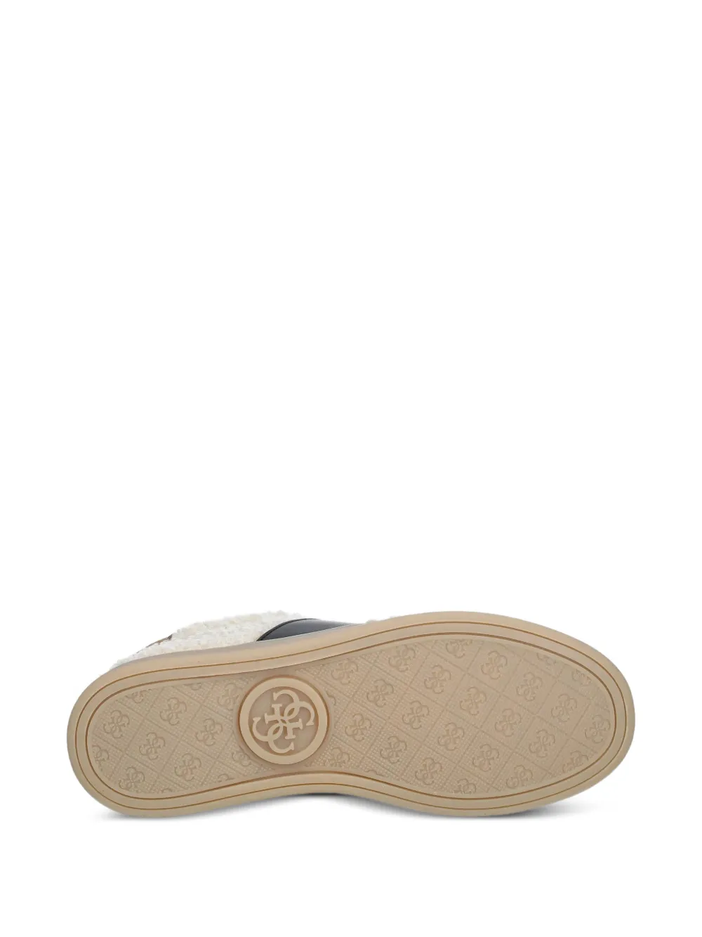 GUESS USA Jrone sneakers van imitatiebont Beige