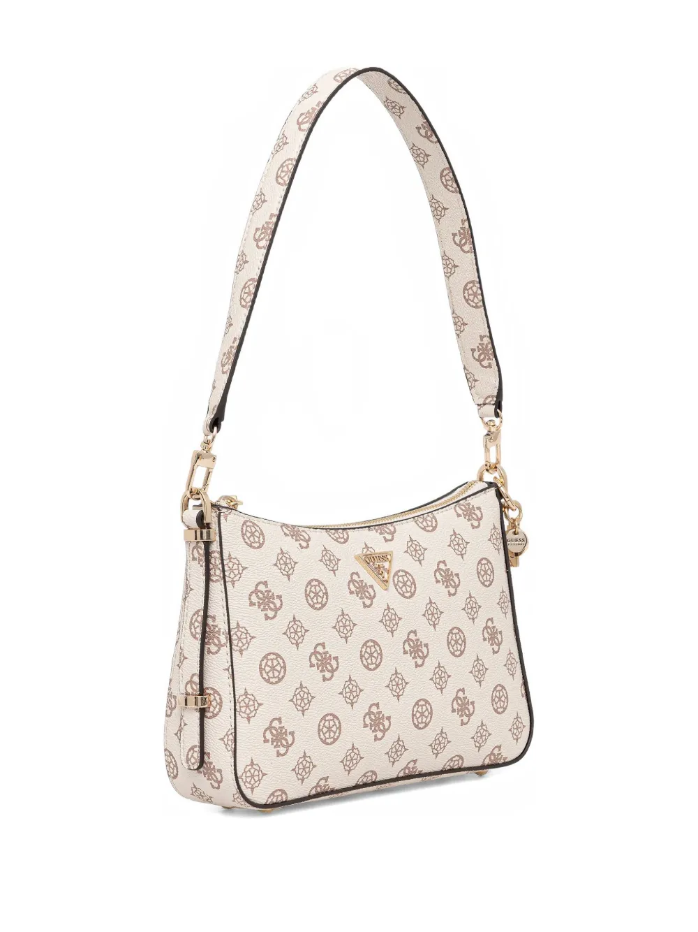 GUESS USA Daryna monogram-pattern shoulder bag - Beige