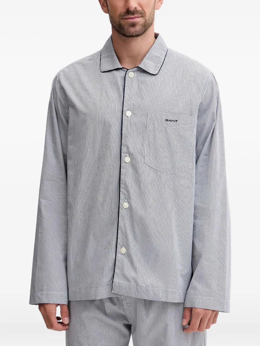 Gant piped striped pajama | White | Image 1