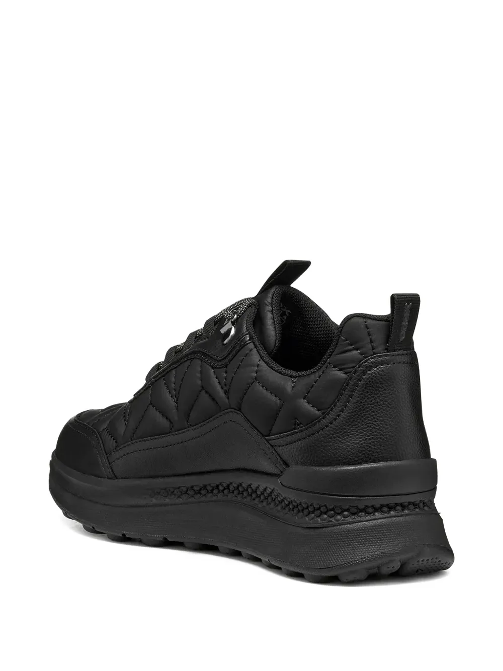 Geox Spherica Actif X2 ABX gewatteerde sneakers Zwart