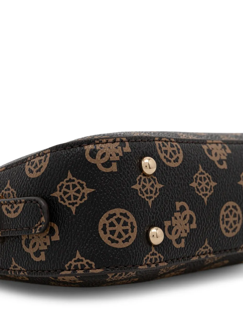 GUESS USA Daryna schoudertas met monogram-patroon Zwart