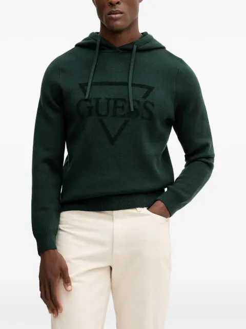 GUESS USA logo hooded sweater