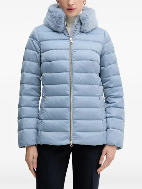 Geox Bettanie texture-trim quilted jacket