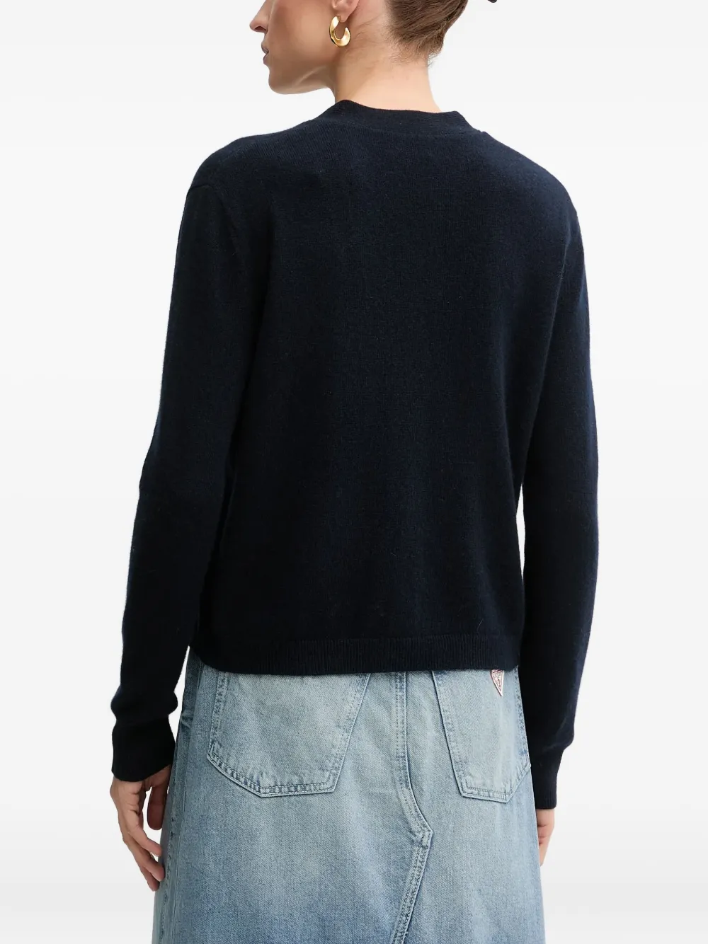 From Future Heart-motif Buttoned Cardigan In Animal Print