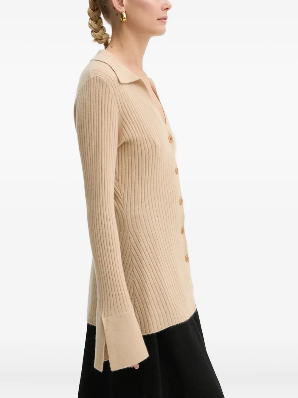 FROM FUTURE buttoned ribbed cardigan | Cardigans | Image 2