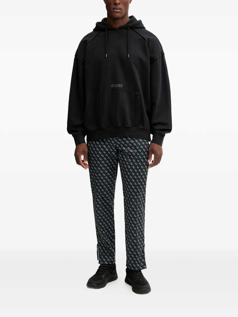 GUESS USA 라시 로고 프린트 후디 | 후디 & 후드 집업