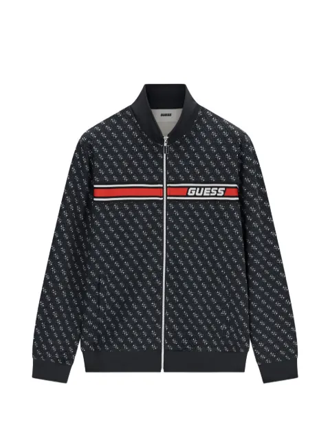 GUESS USA sudadera con motivo de monograma y cierre