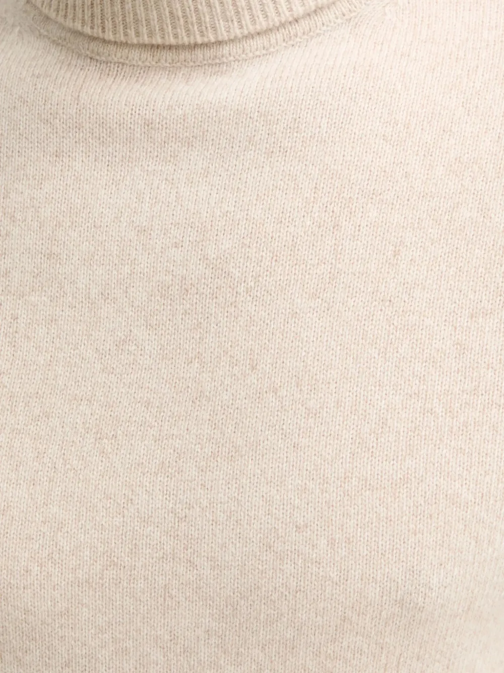 From Future Roll-neck Cashmere Pullover In Neutral