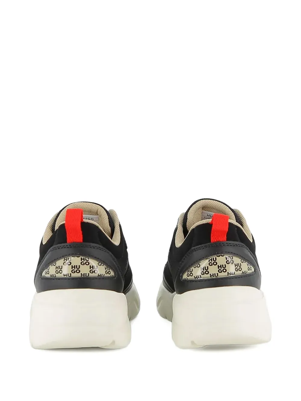 HUGO KIDS Sneakers met logodetail Zwart