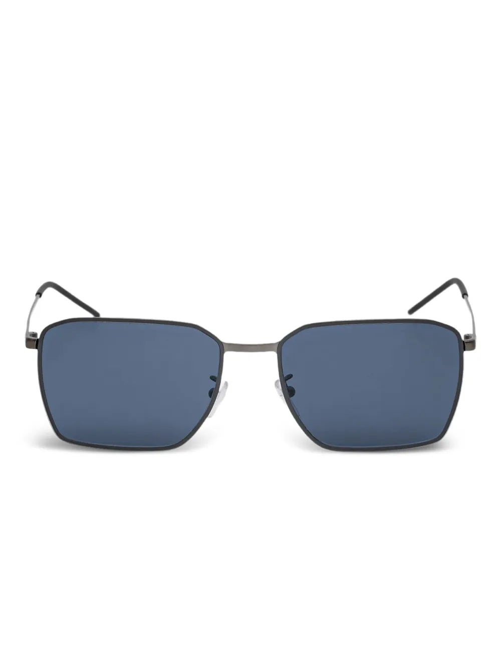 Emporio Armani rectangle-frame sunglasses - Nero