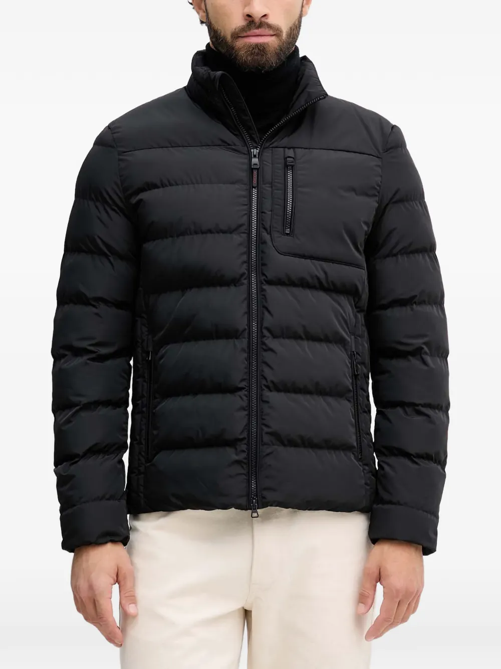 Geox Snake 2.0 zip pocket jacket - Nero