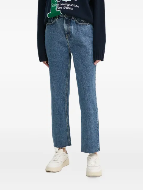 FROM FUTURE frayed cotton jeans