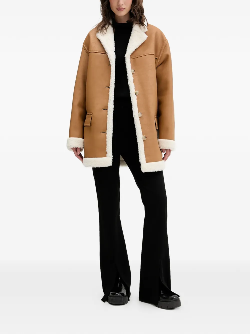 HUGO abrigo con botones | Abrigos de pelo artificial | Image 2