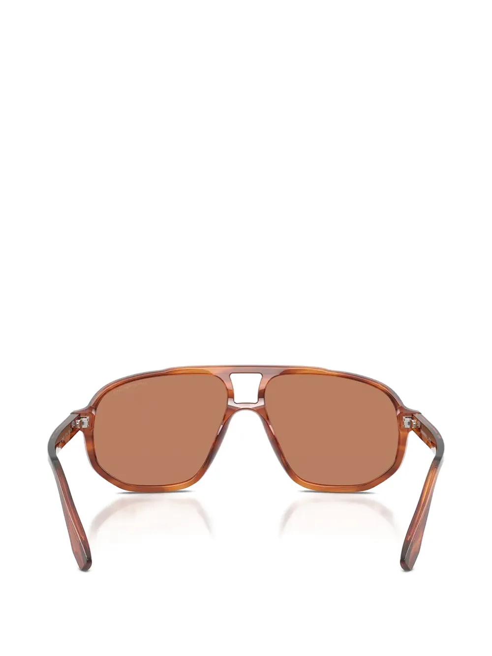 Emporio Armani pilot-frame sunglasses - Marrone