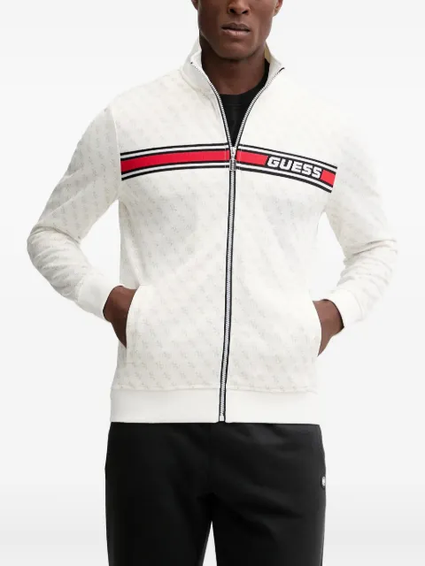 GUESS USA logo-stripe sweatshirt 