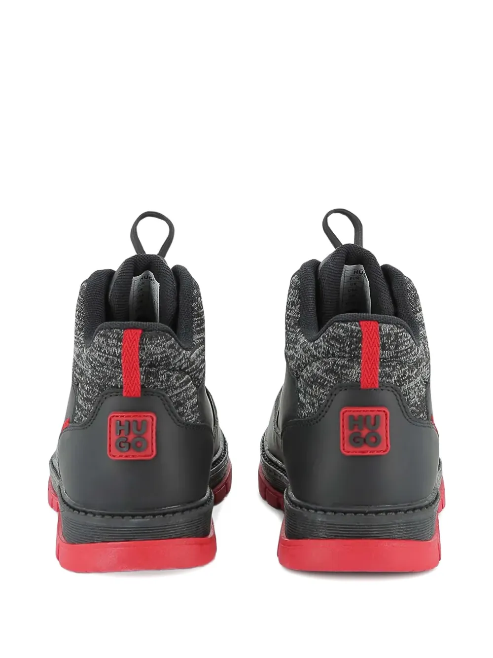 HUGO KIDS Laarzen met gebreid vlak Zwart