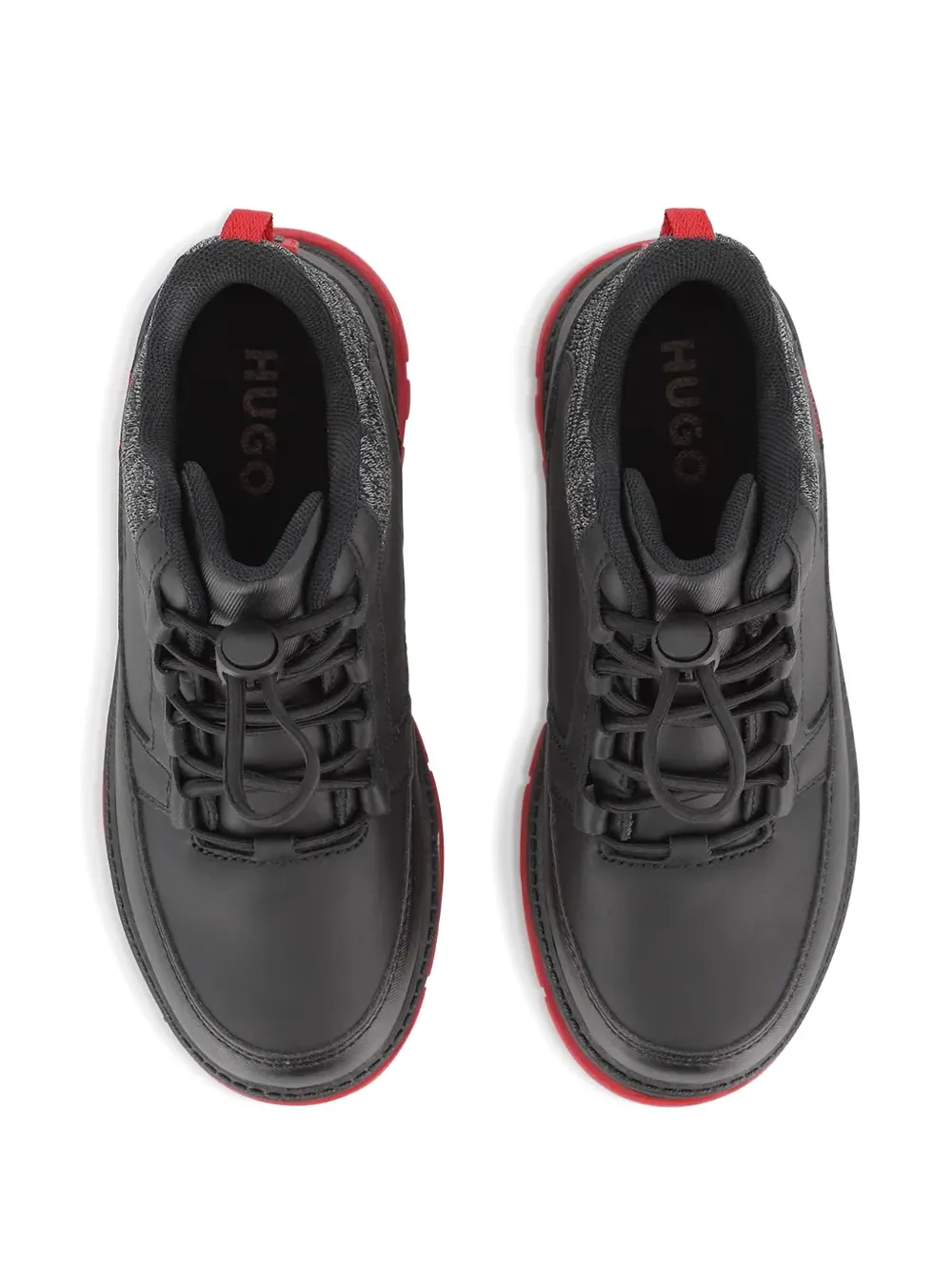 HUGO KIDS Laarzen met gebreid vlak Zwart