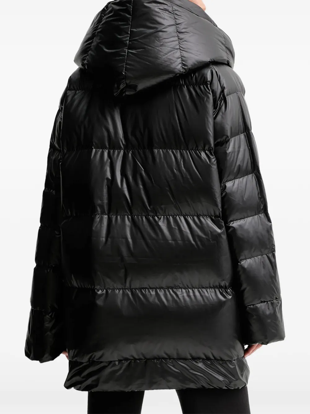  Mmc Studio Hooded Belted Jacket - Black 