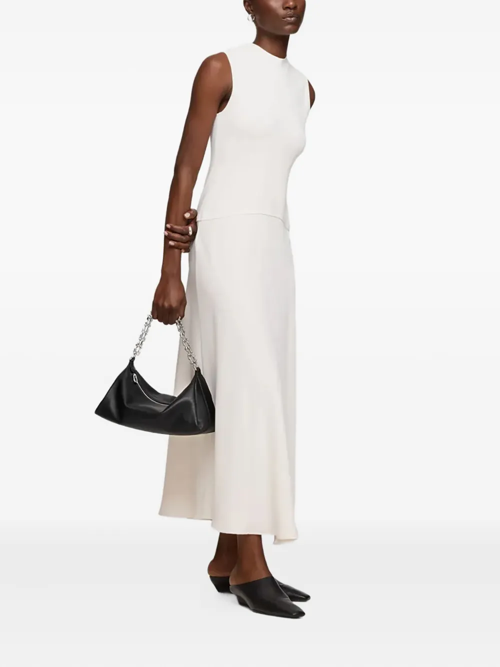 TOUS Medium schoudertas met kettingband - Zwart