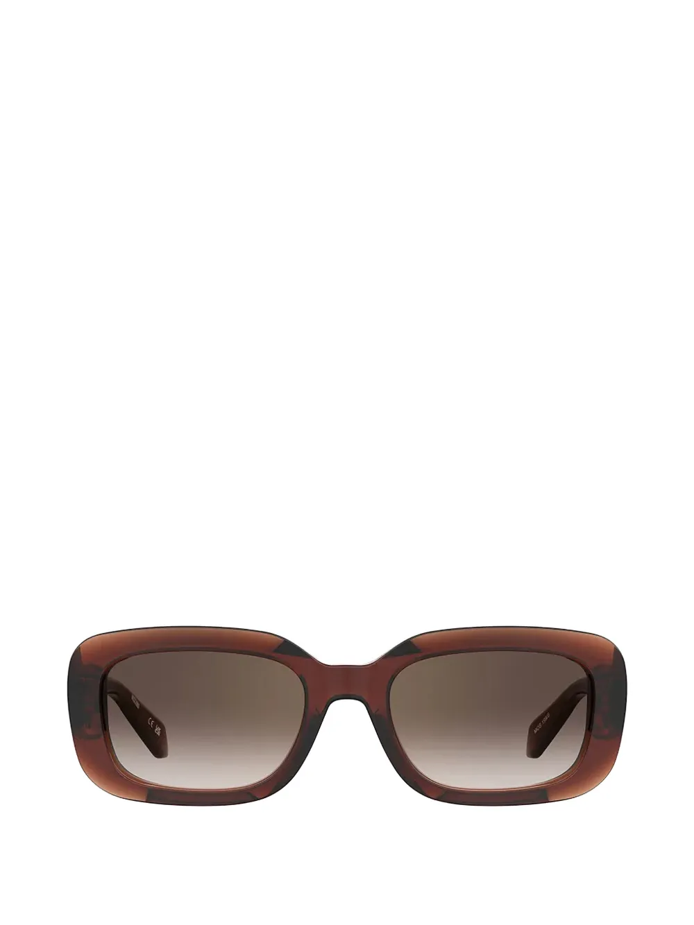 Moschino Eyewear Occhiali da sole squadrati - Marrone