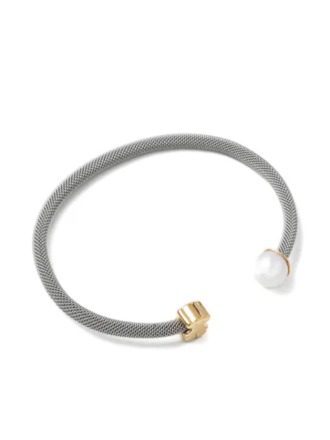 TOUS 18K yellow gold pearl bracelet